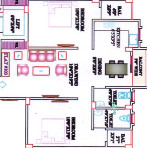 2 BHK Flat in Prem Ram Prasad Kunj in Danapur, Patna - Image 427760
