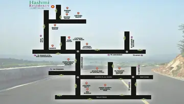 Location of Honest Hashmi Residency - Image 14271