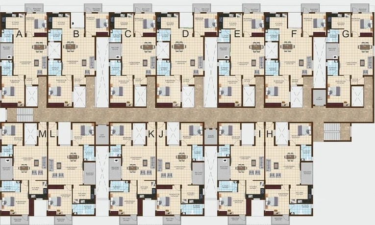 Master Plan of Kovai Lifestyle Lakshya in Koundampalayam, Coimbatore - Image 6941
