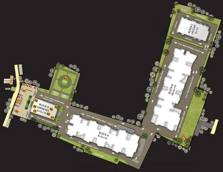 Floor Plan of Ashiana Green City in Danapur, Patna - Image 114123