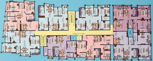 Floor Plan of Shrishty Deo Prabha Enclave in Khagaul Road, Patna - Image 14357