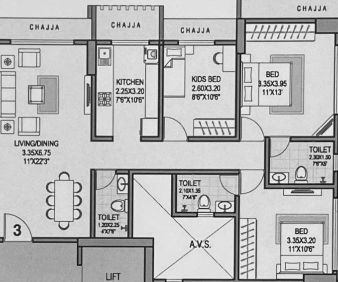2.5 BHK Flat in Rachanaa Saujanya in Andheri West, Mumbai - Image 461471
