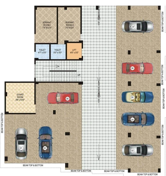 Master Plan of Chhitij Surendra Sunrise Enclave in Nehru Nagar, Patna - Image 14377