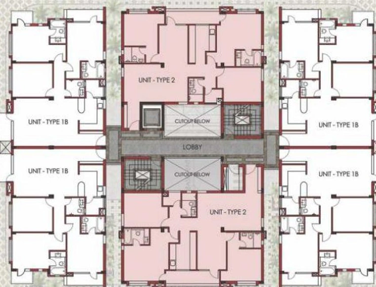 Floor Plan of Altair Casa Clasico in Rupaspur, Patna - Image 14419
