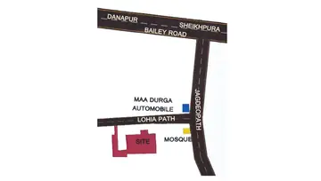 Location of Luv Kush Khajpura Garden City - Image 34647