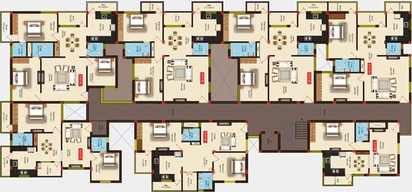 Floor Plan of Shree Kumaran Akshara in Vadavalli, Coimbatore - Image 49508