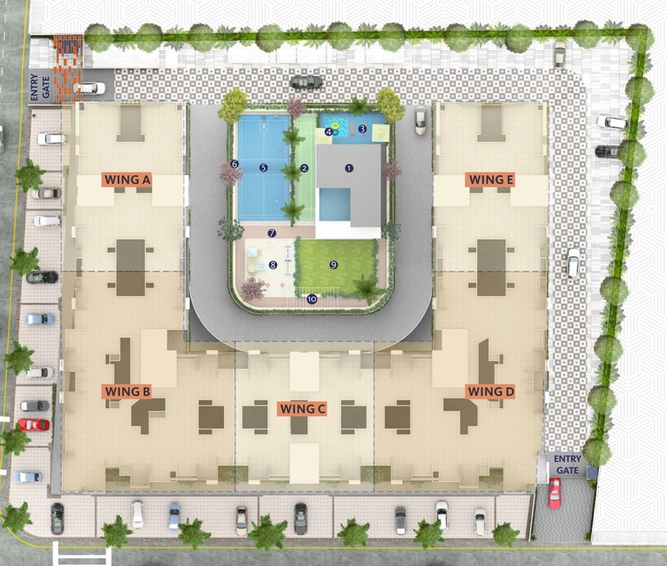 Master Plan of Yash Grecia in Dhanori, Pune - Image 33063