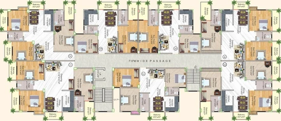 Floor Plan of Sai Maa Vindhyavasni in Danapur, Patna - Image 14491