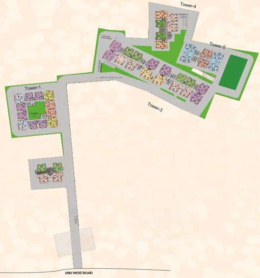 Master Plan of BPL Hari Nagar Group Housing in Phulwari Sharif, Patna - Image 35729