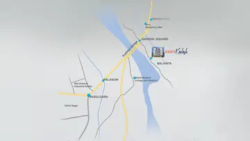 Location of Essen Kailash - Image 7285