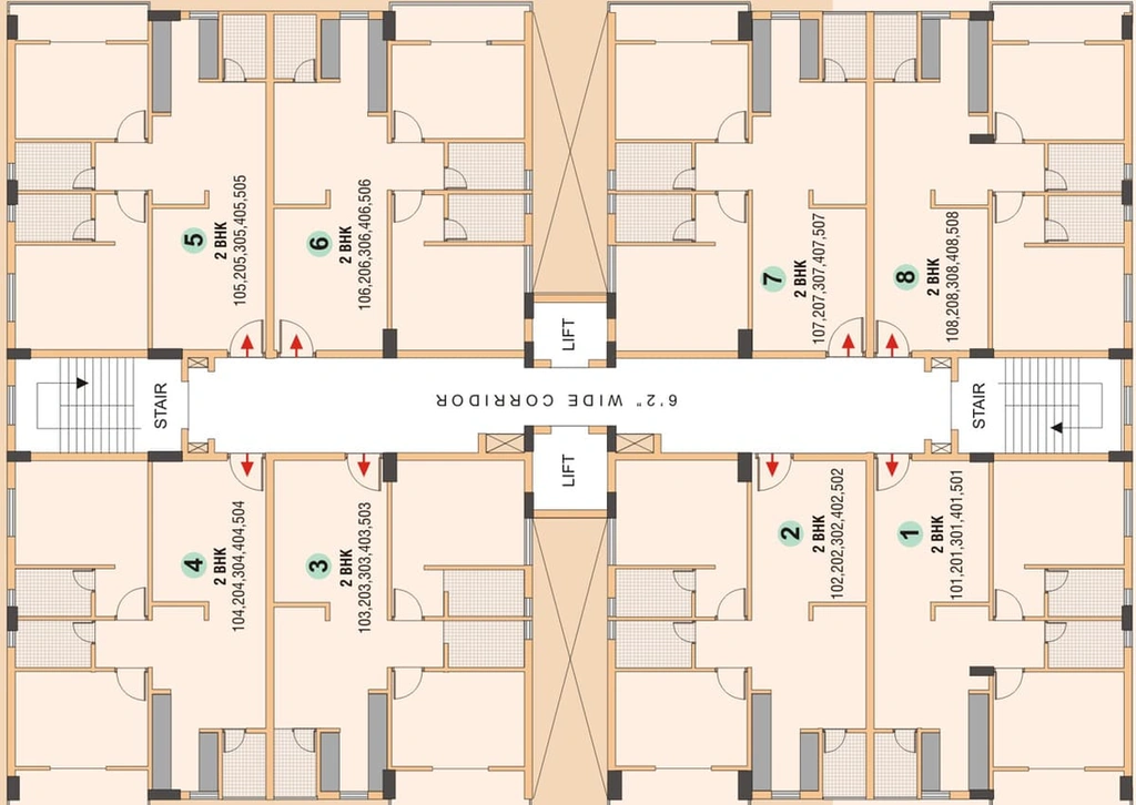 Floor Plan of Laxmi Annex in Hanspal, Bhubaneswar - Image 50104