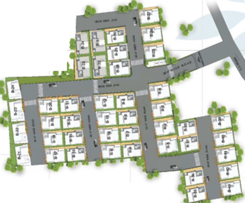 Master Plan of Laxmi Green View Villas in Hanspal, Bhubaneswar - Image 7170