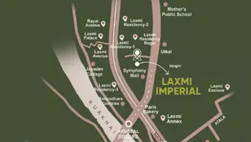 Location of Laxmi Imperial - Image 7177