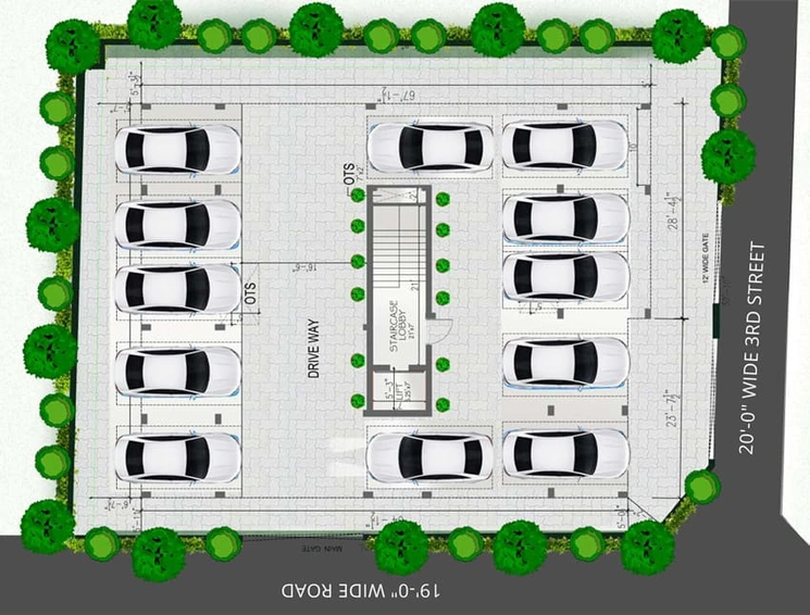 Floor Plan of Anirudh Temple Tower in Vadapalani, Chennai - Image 48658