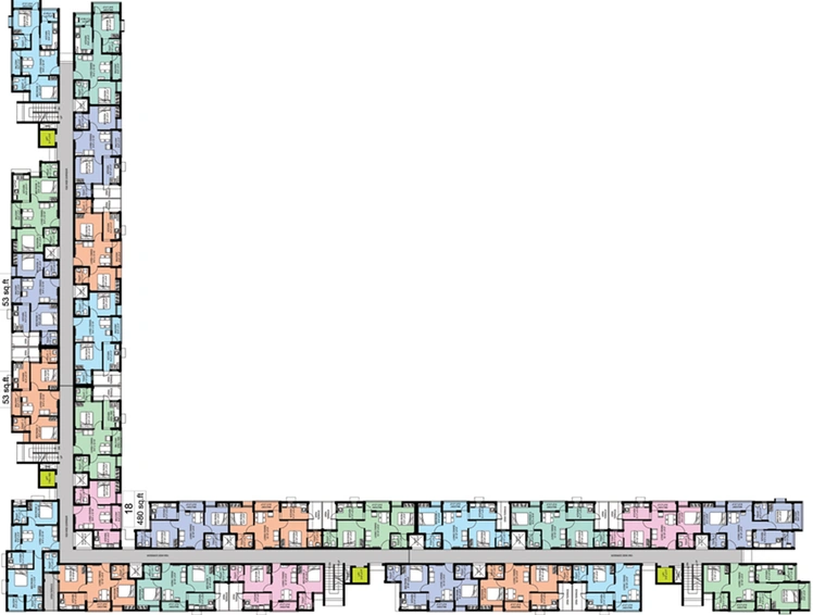 Floor Plan of Arun Excello Sindhuraa in Siruseri, Chennai - Image 9068
