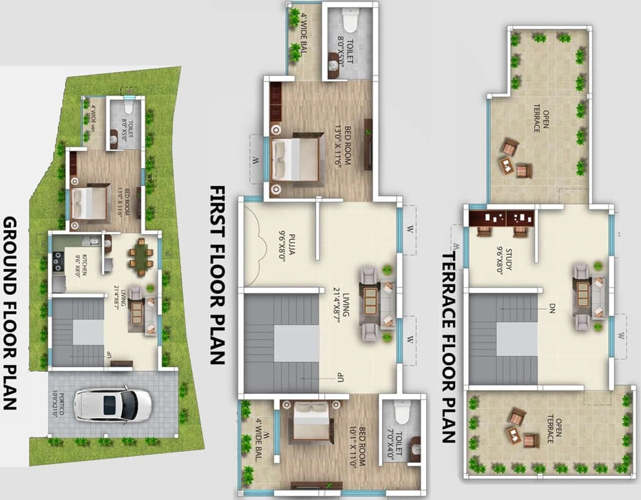 3 BHK House/Villa in Stairway Om Classic in Tamando, Bhubaneswar - Image 499492