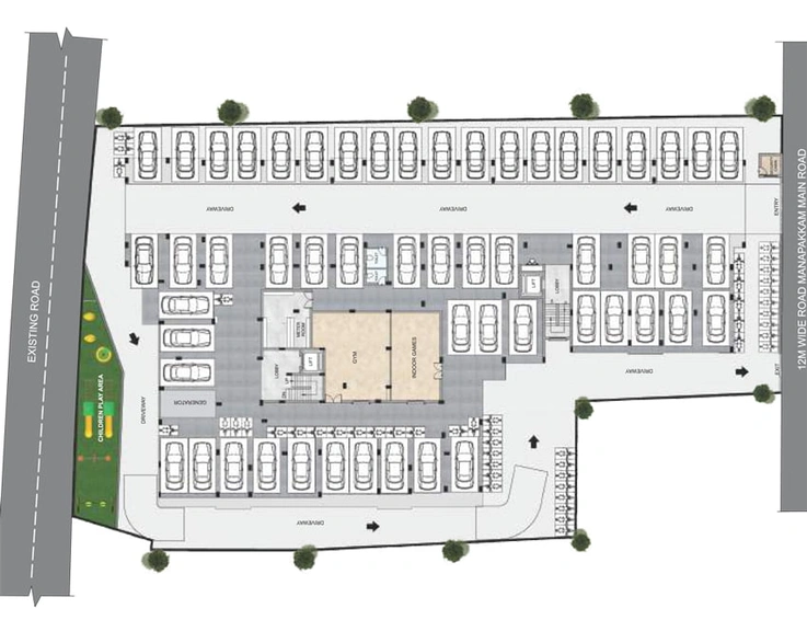 Master Plan of DAC Manapark in Manapakkam, Chennai - Image 9023