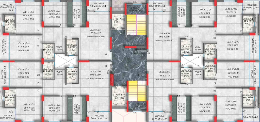 Floor Plan of Motwani GM Terrace in Phulnakhara, Bhubaneswar - Image 6902
