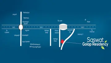 Location of Saswat Golap Residency - Image 7471