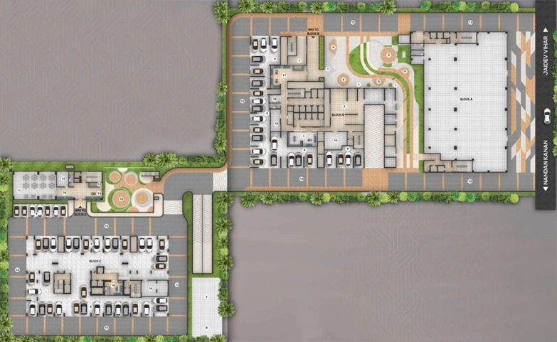 Master Plan of Stalwart Skycity in Patia, Bhubaneswar - Image 7121
