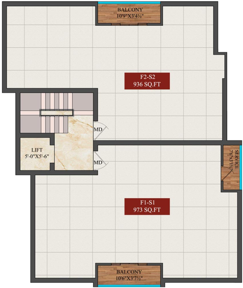 Floor Plan of Jananya Subranth in Pammal, Chennai - Image 9194