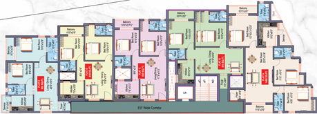 Floor Plan of GP Homes Blazing Star in Porur, Chennai - Image 9111