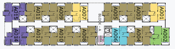 Floor Plan of TVS Emerald Flourish in Padappai, Chennai - Image 48665