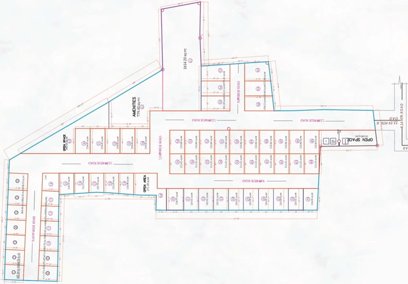Master Plan of Krishna Manor in Phulnakhara, Bhubaneswar - Image 50695