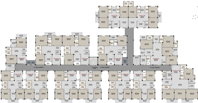 Floor Plan of Shree 9 Arcadia in Patrapada, Bhubaneswar - Image 50705