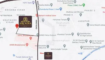 Location of Shree 9 Arcadia - Image 50704