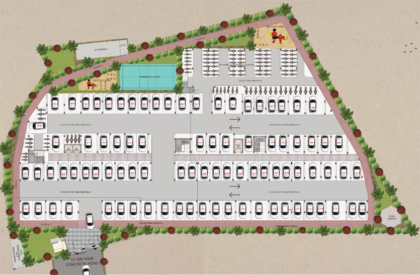 Master Plan of Shree 9 Arcadia in Patrapada, Bhubaneswar - Image 50706