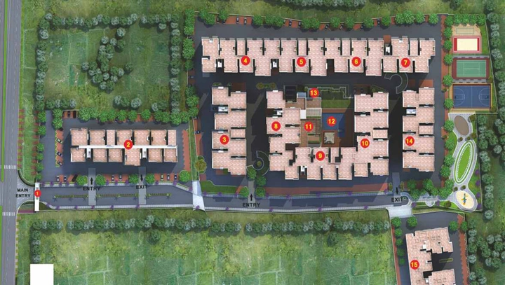 Master Plan of Alliance Galleria Residences in Pallavaram, Chennai - Image 20374