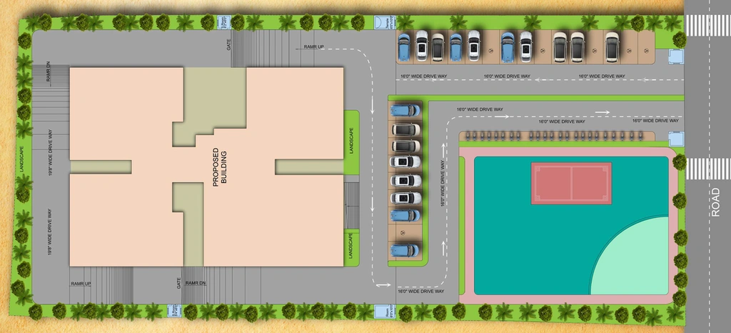 Master Plan of Shree Pramod Heights in Rasulgarh, Bhubaneswar - Image 50747