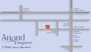 Location of Yashshree Anand Empire - Image 13489