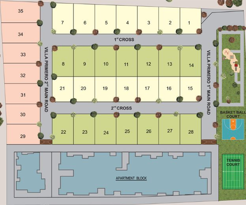 Master Plan of Elysium Villa Primero in Saravanampatti, Coimbatore - Image 20671