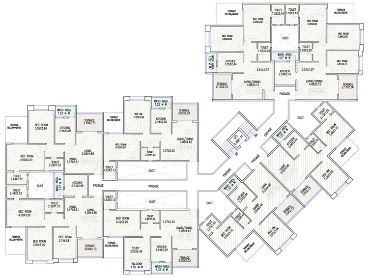 Floor Plan of Pankaj Aasmaan in Lohegaon, Pune - Image 19149