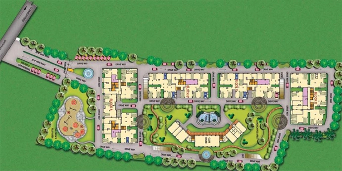 Master Plan of Cordon Bleu Central Park in Saravanampatti, Coimbatore - Image 88526
