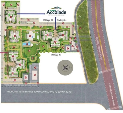 Master Plan of Eldeco Accolade in Sohna Road, Gurgaon - Image 93772