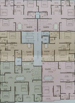 Floor Plan of Gurukripa Heights in Vaishali Extension, Jaipur - Image 57682