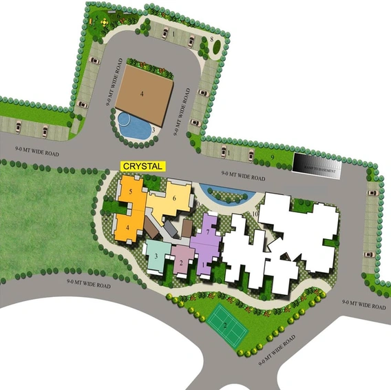 Master Plan of SB Amaatra Crystal in NH 24, Ghaziabad - Image 85238