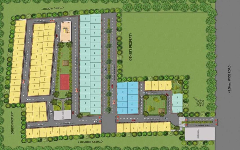 Master Plan of CG Sun Villas in Raj Nagar Extension, Ghaziabad - Image 61501