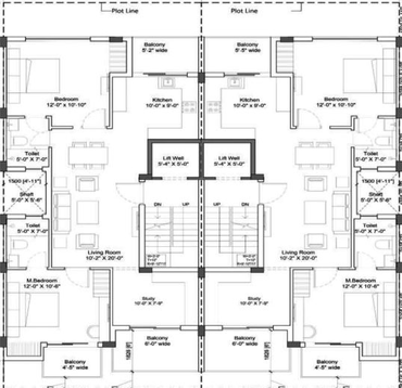 Floor Plan of Breez Flora Avenue 33 in Sohna Road, Gurgaon - Image 86630