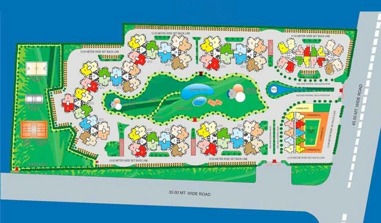 Master Plan of KDP Grand Savanna in Raj Nagar Extension, Ghaziabad - Image 92325