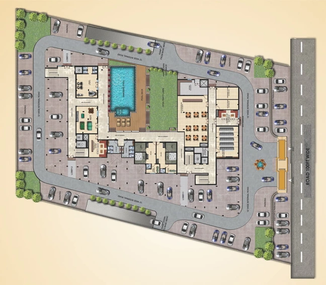 Master Plan of Grand Golden Bells in Jagatpura, Jaipur - Image 90045