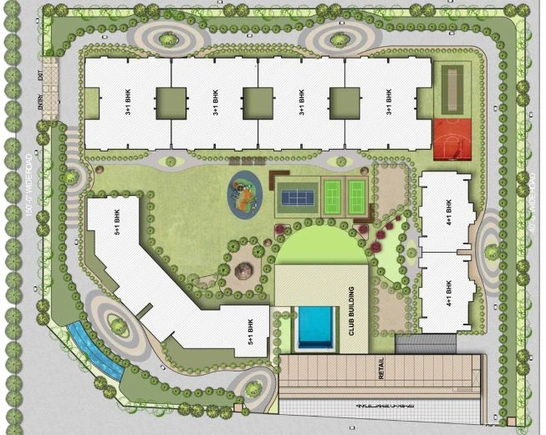 Master Plan of Noble Callista in Mohali, Chandigarh - Image 56654
