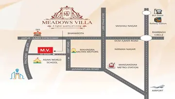 Location of Defined Meadows Villa - Image 55310