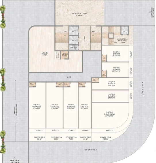 Master Plan of Aramus The Domus in Seawoods, Navi Mumbai - Image 37557
