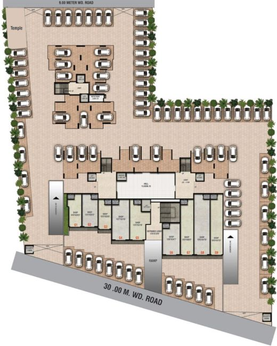 Master Plan of Ashoka Atharva Heights in Dasak, Nashik - Image 16428