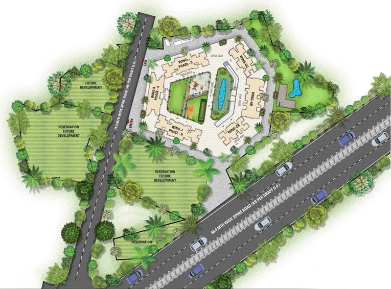 Master Plan of Anantham Rainbow County in Panvel, Navi Mumbai - Image 37600