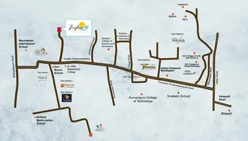 Location of Sree Dakshas Aazhini - Image 49604